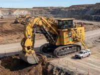 Cel mai mare excavator hidraulic cu cupă Cel mai mare excavator hidraulic cu cupă