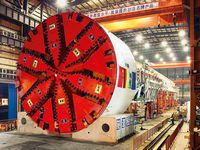 Cea mai mare mașină de forat tuneluri Cea mai mare mașină de forat tuneluri